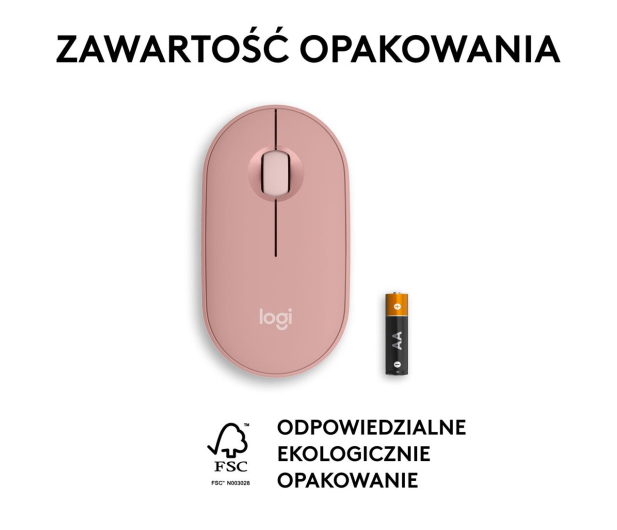 LOGITECH M350s 910-007014 różowa - 1172759 - zdjęcie 14